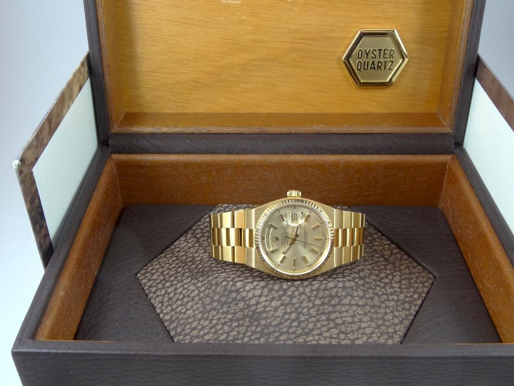 Rolex Oyster Quartz Day-Date Full Set Holly Grail