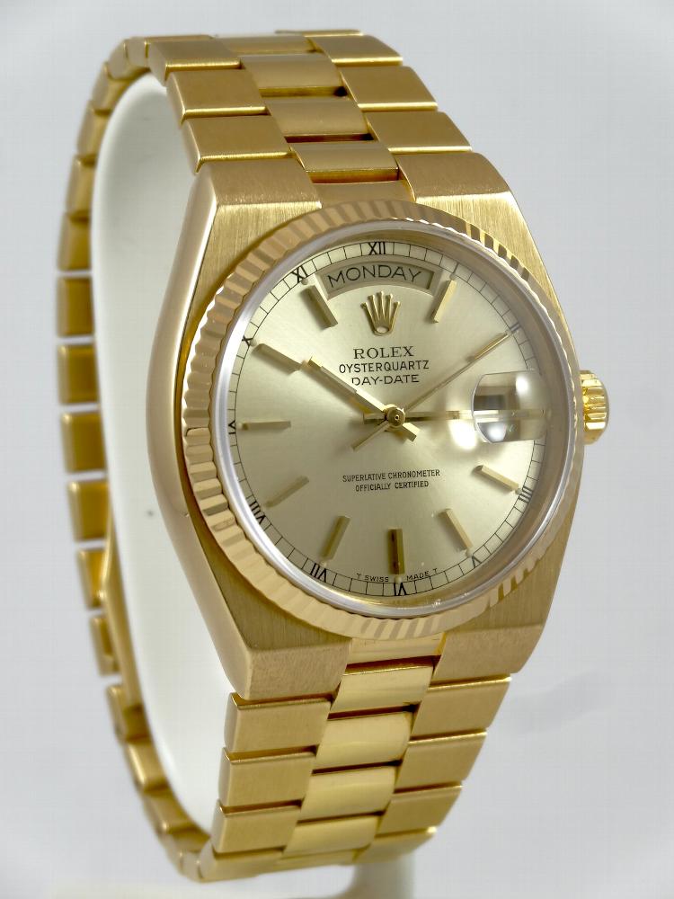 Rolex Oyster Quartz Day-Date Full Set Holly Grail