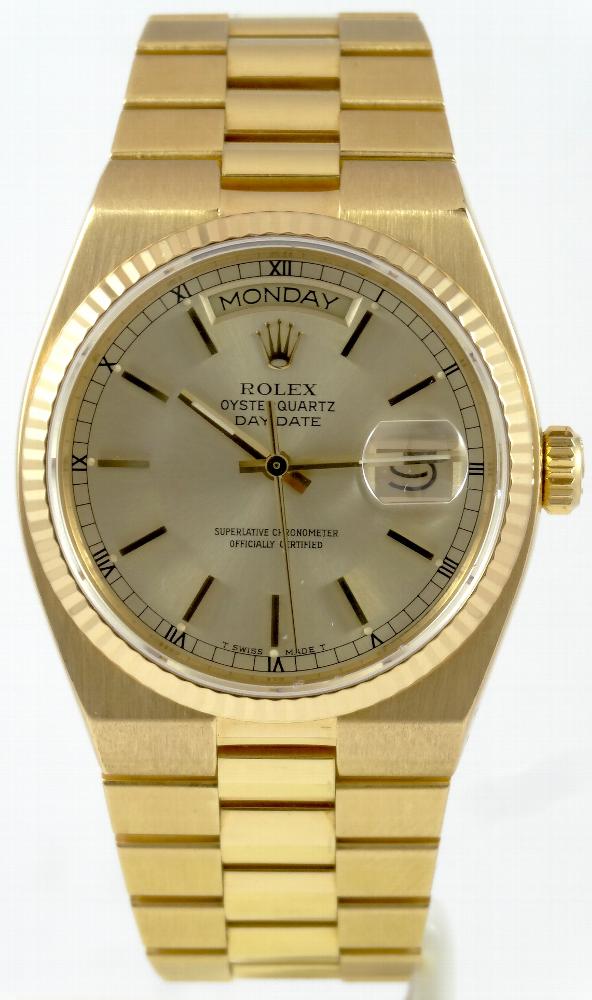 Rolex Oyster Quartz Day-Date Full Set Holly Grail