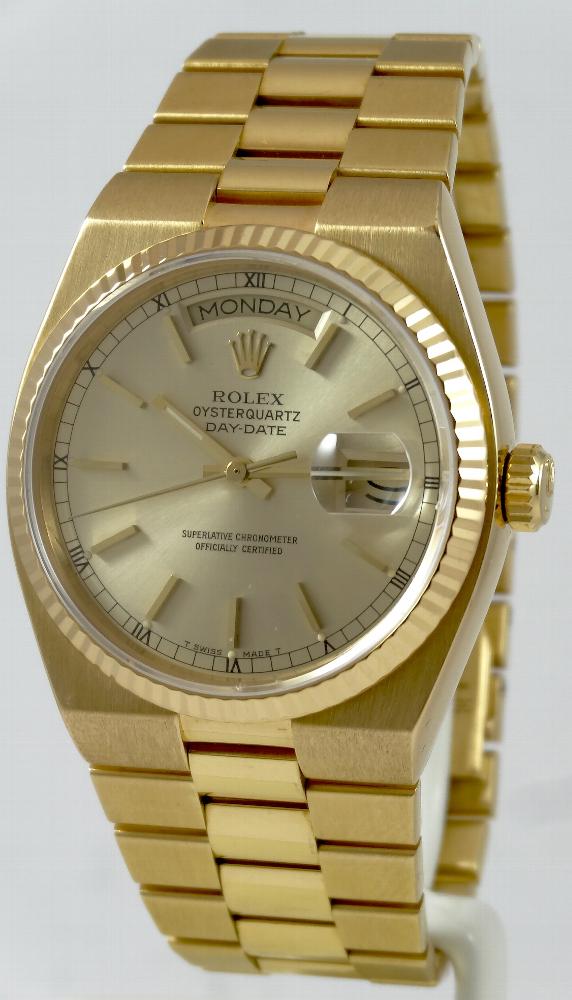 Rolex Oyster Quartz Day-Date Full Set Holly Grail