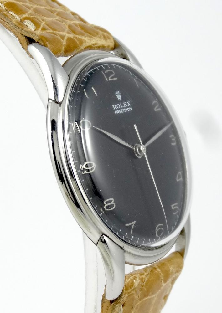 Rolex Classique année 50 Gilt Black Dial 34mm