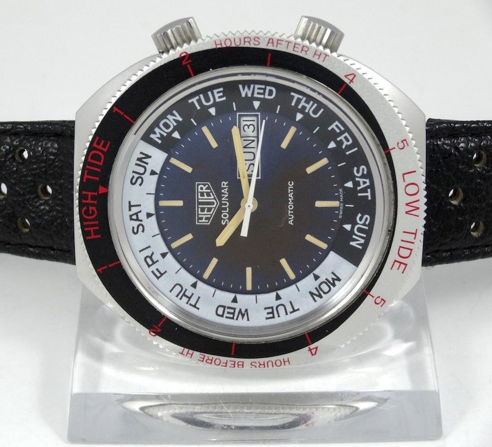 Heuer Solunar Réf 279 603 ''Cadran Chocolat''Unique