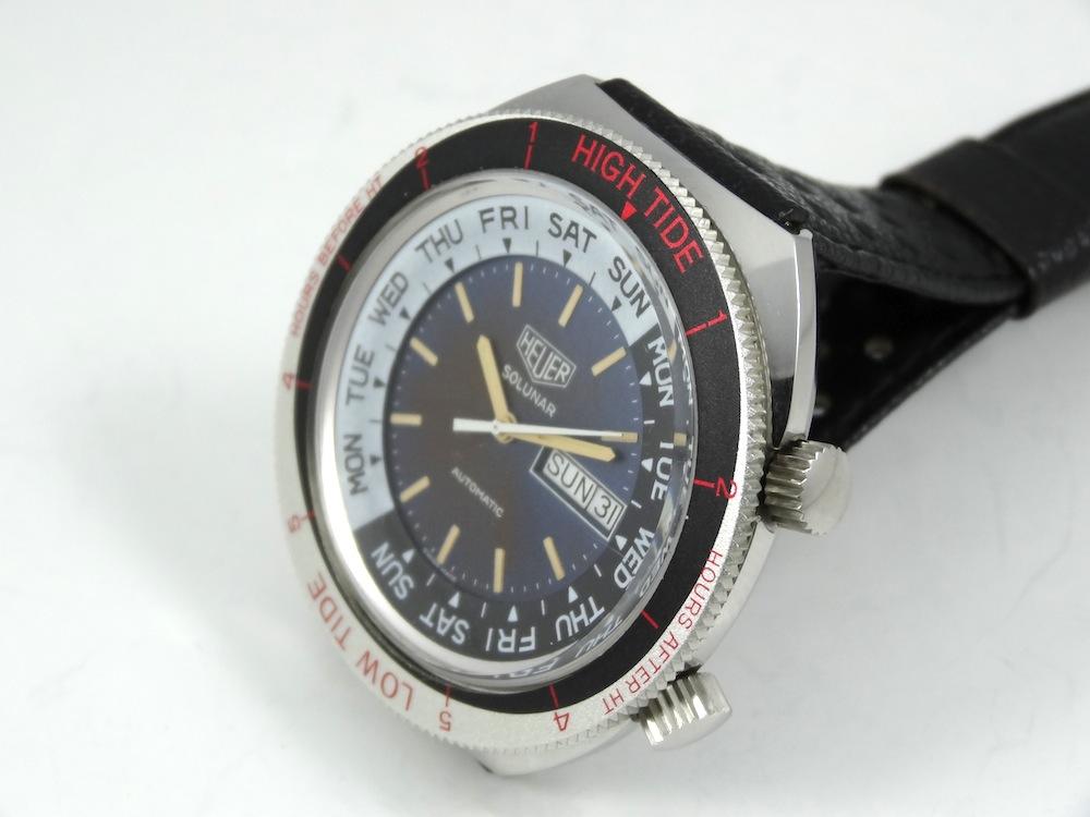 Heuer Solunar Réf 279 603 ''Cadran Chocolat''Unique