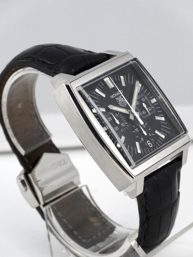 TAG Heuer Monaco cadran Noir boite et papiers