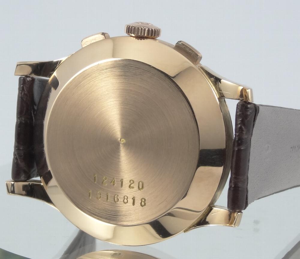 Universal Genève Chrono Compax Grande Taille 38mm or rose