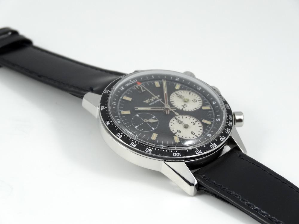 Wyler Chrono Acier Incabloc mécanique