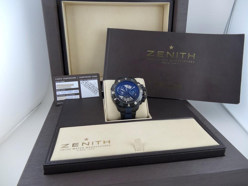 Zenith Defy Xtreme PVD Navy Sea Série Limitée 250EX Full Set
