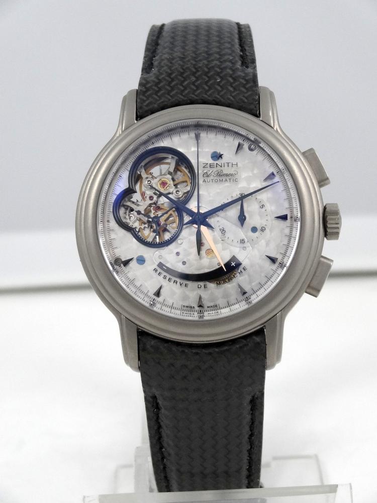 Zenith Chronomaster Réf 95 0240 4021 Titane Open 40mm
