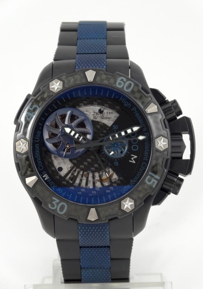 Zenith Defy Xtreme PVD Navy Sea Série Limitée 250EX Full Set