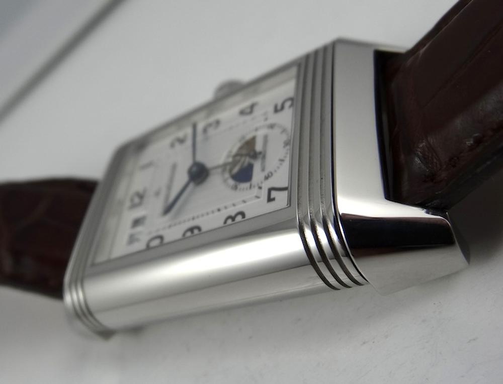 Jaeger Lecoultre Réf 240.8.72 Auto Grande Reverso Acier GMT