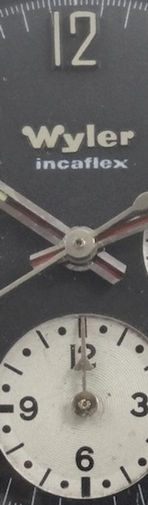 Wyler Chrono Acier Incabloc mécanique