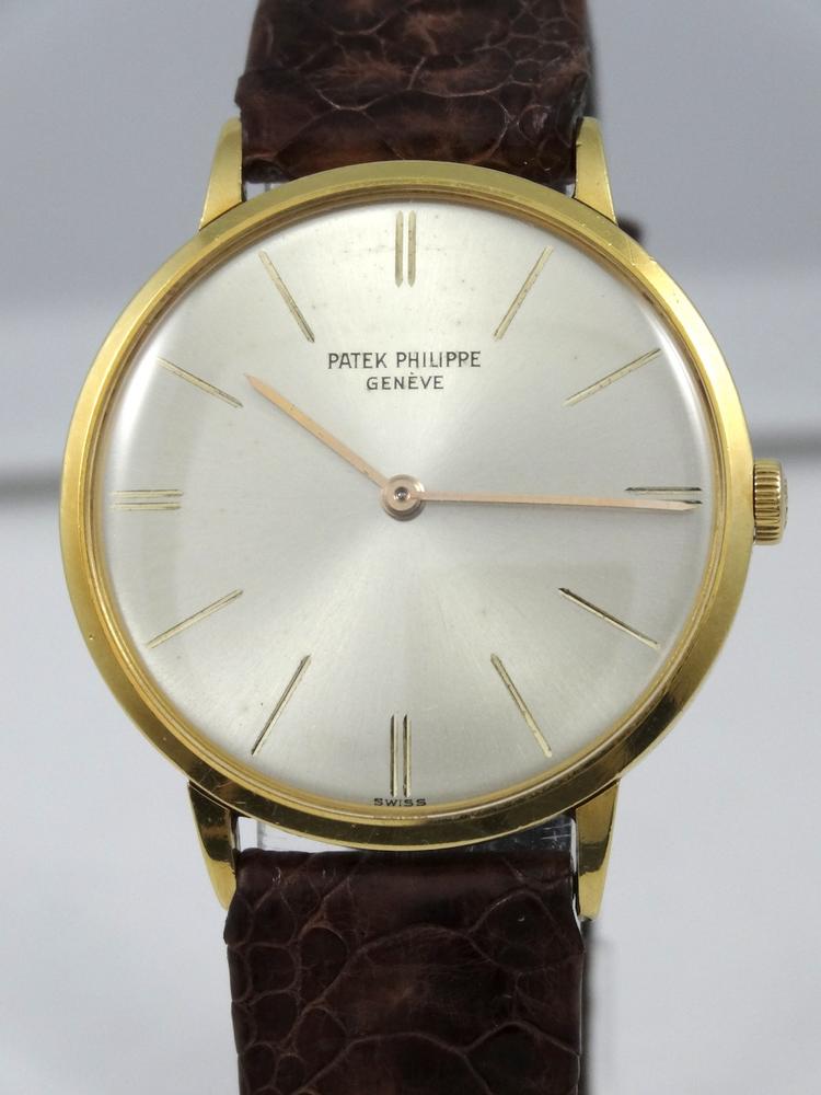 Patek Philippe Réf 3468 Calatrava Solo Tempo or jaune mécanique 34mm