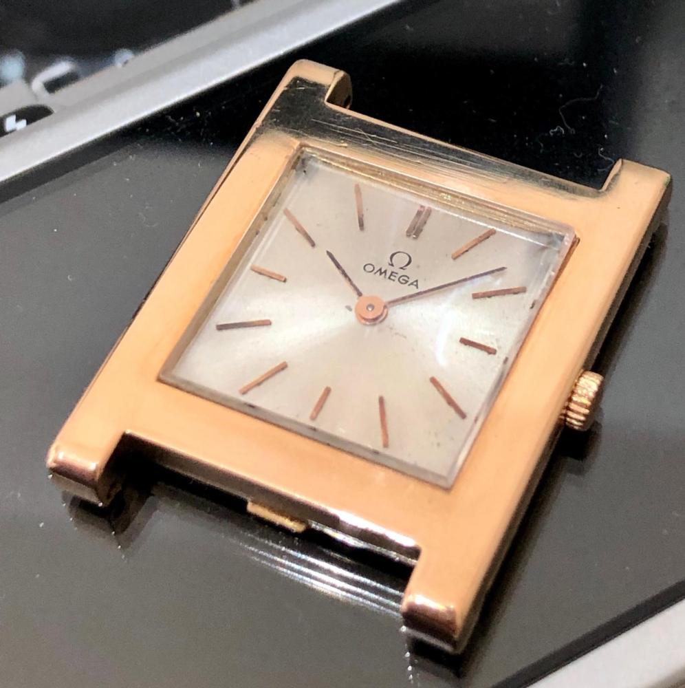 Omega Tank or rose art deco