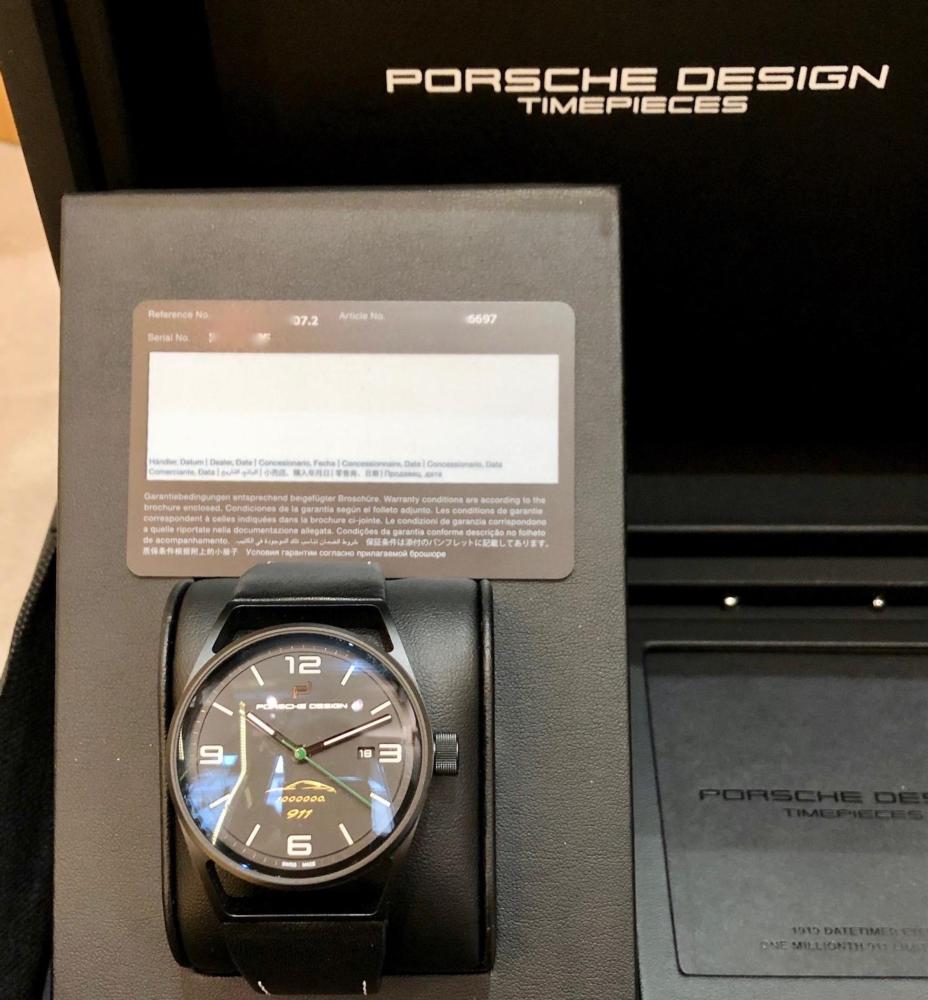 Porsche Design 1919 Datetimer Eternity One Millionth 911 Limited Edition