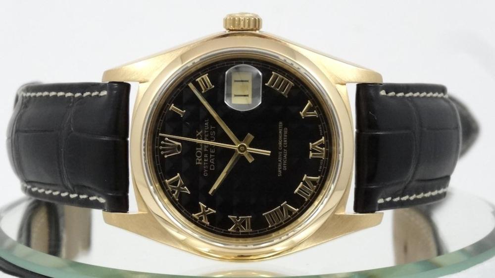 Rolex Datejust Cadran Pyramide Circa 1978 Boite & Papiers