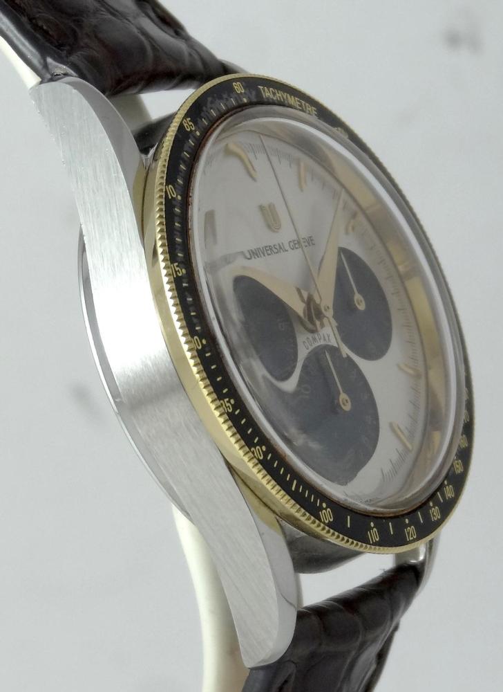 Universal Genève Chrono Compax Baby Nina Rindt Première main Jamais polie