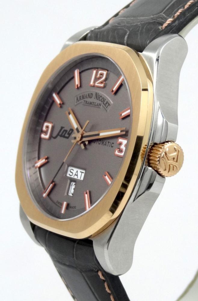 Armand Nicolet J09 Daydate Lunette or rose Boite & Papiers