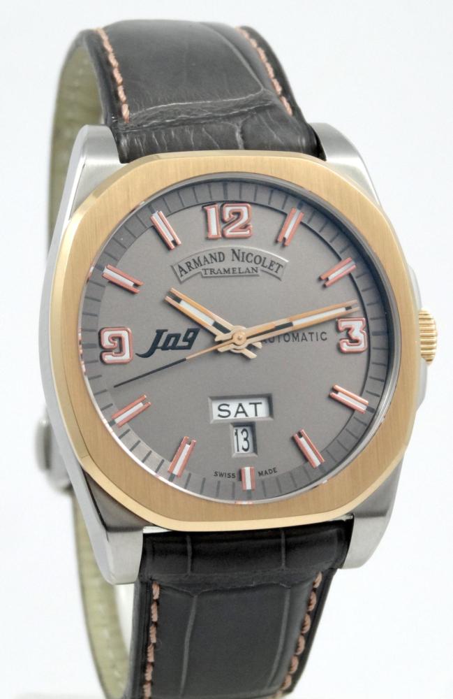 Armand Nicolet J09 Daydate Lunette or rose Boite & Papiers