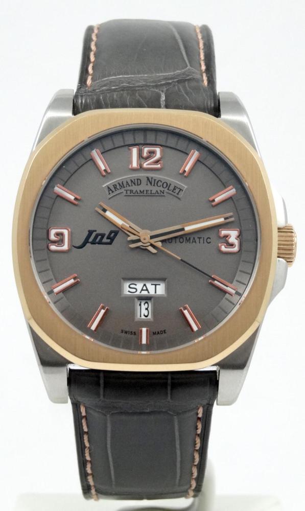 Armand Nicolet J09 Daydate Lunette or rose Boite & Papiers