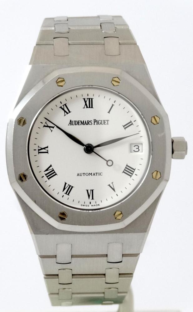 Audemars Piguet Royal Oak Date Roman Snow white Dial Ultra rare