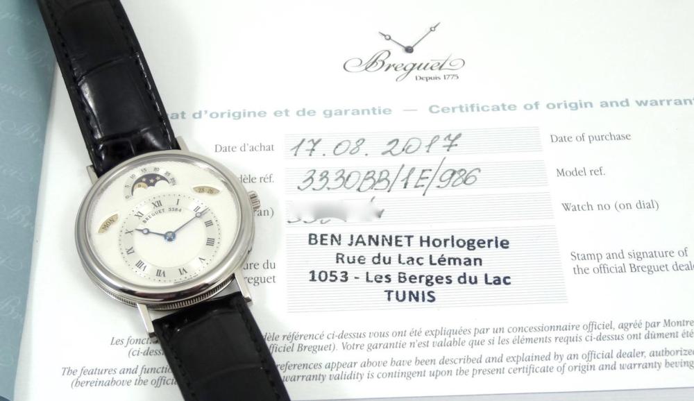 Breguet Phase de Lune Réf 3330 Full Set