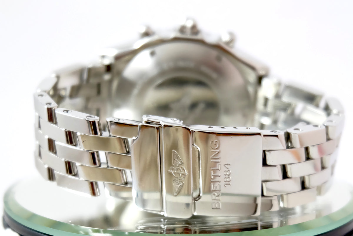Breitling Chronomat cadran silver année 90 première main