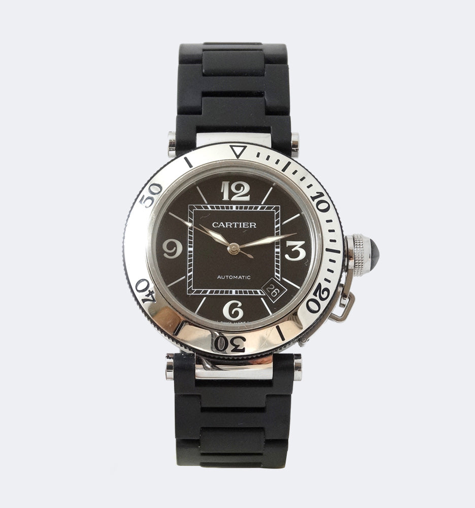 Cartier Pasha Seatimer Rubber band comme neuve