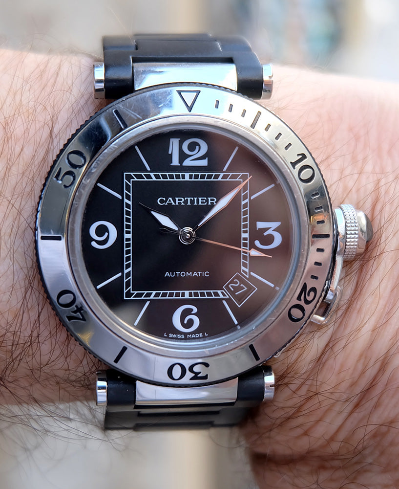 Cartier Pasha Seatimer Rubber band comme neuve
