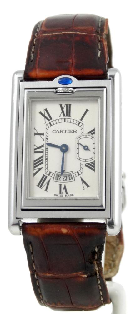 Cartier Tank Basculante Grande Date Quartz