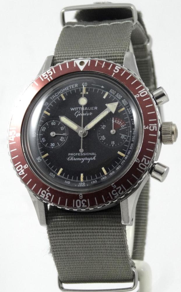 Wittnauer Chrono Compax Burgundy