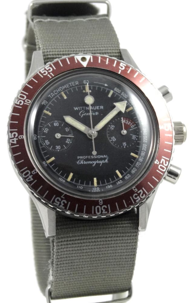 Wittnauer Chrono Compax Burgundy
