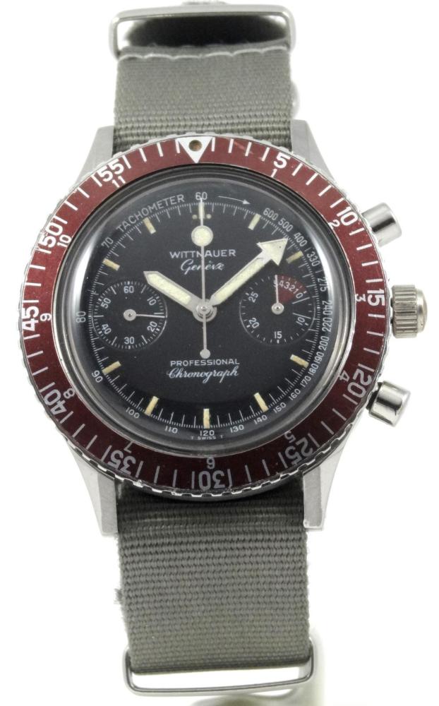 Wittnauer Chrono Compax Burgundy
