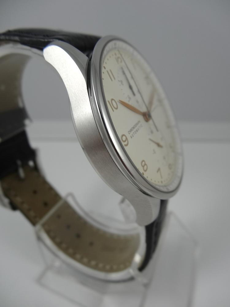 IWC Portugaise cadran crème index Or rose