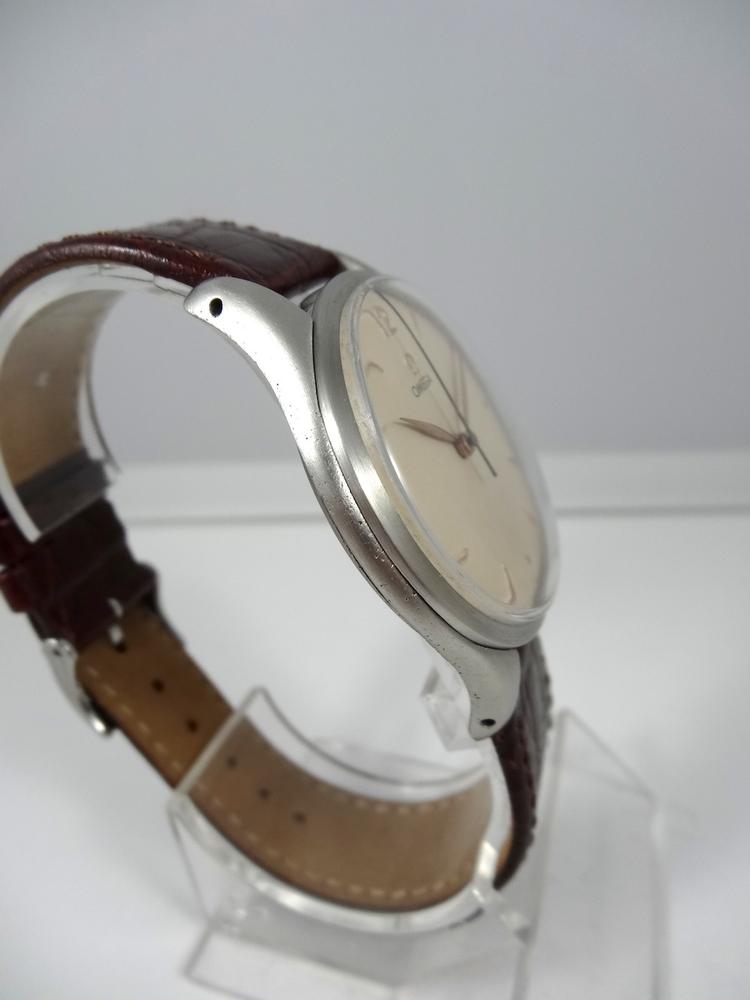 Omega Calatrava Jumbo acier 37mm cadran ivoire