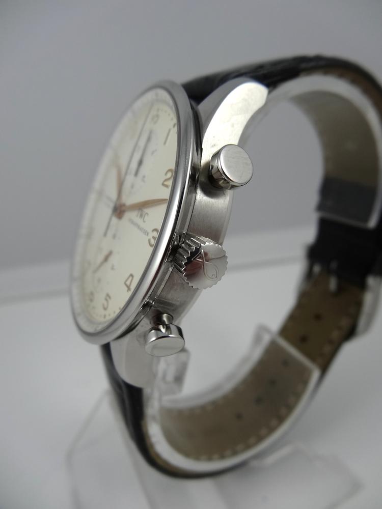 IWC Portugaise cadran crème index Or rose