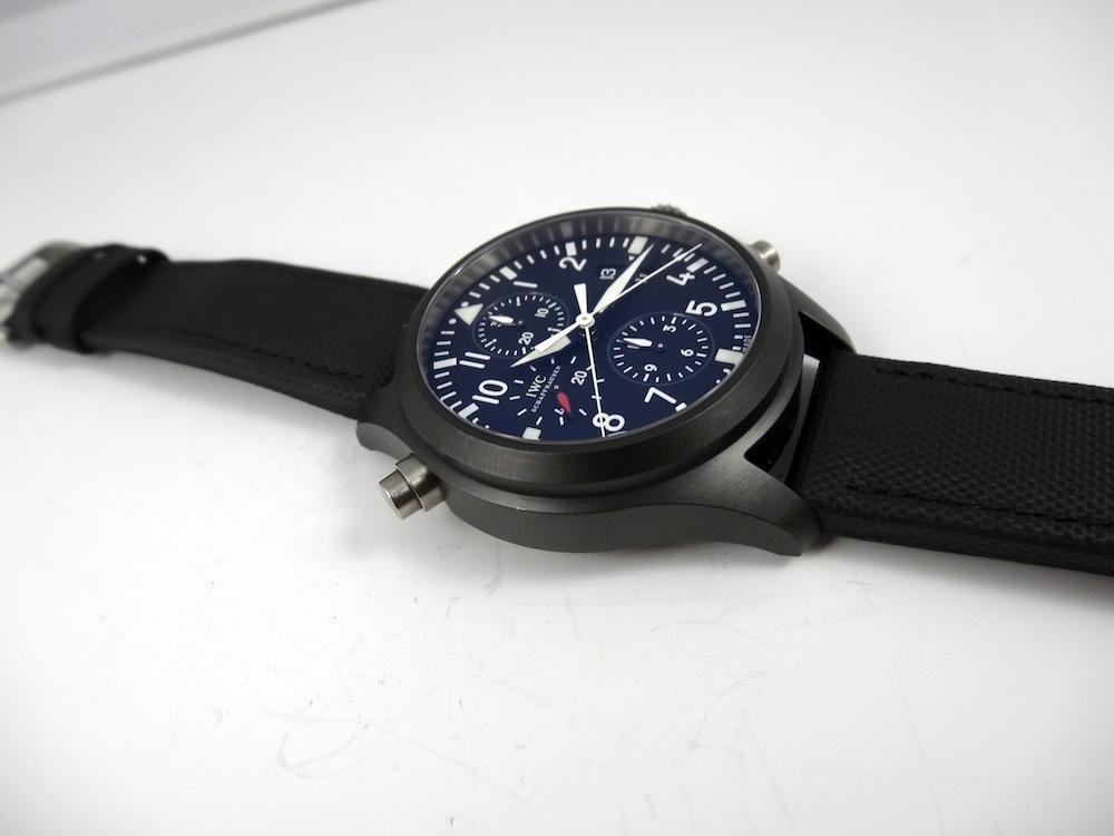 IWC Doppel-Chronograph Pilot Céramique série Limitée 1000 ex Boite & Papiers