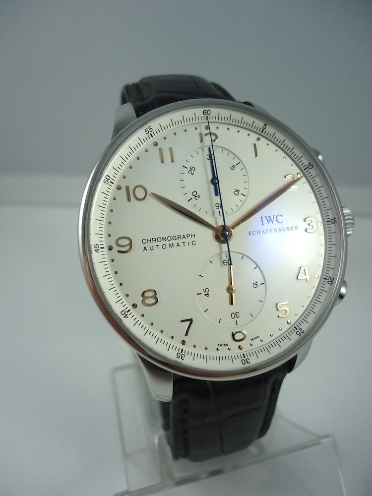 Portugaise Chronographe Acier/Cuir Réf.IW371401