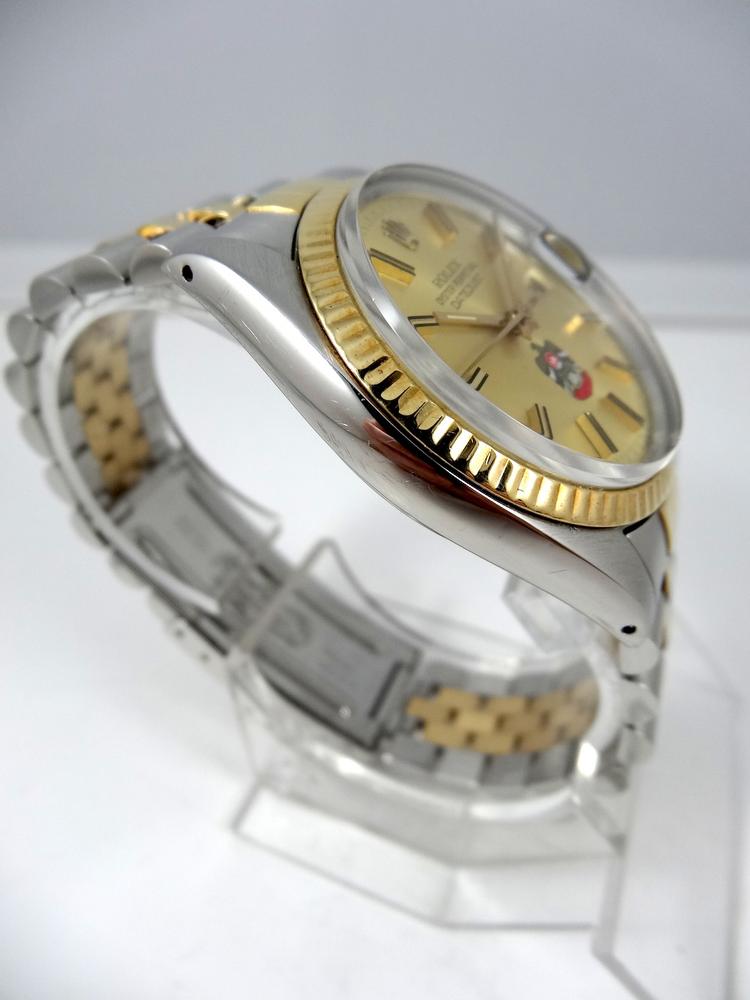 Rolex Daejust Or & acier cadran Ciglé