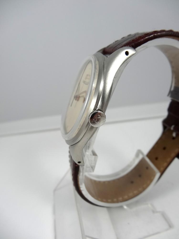 Omega Calatrava Jumbo acier 37mm cadran ivoire