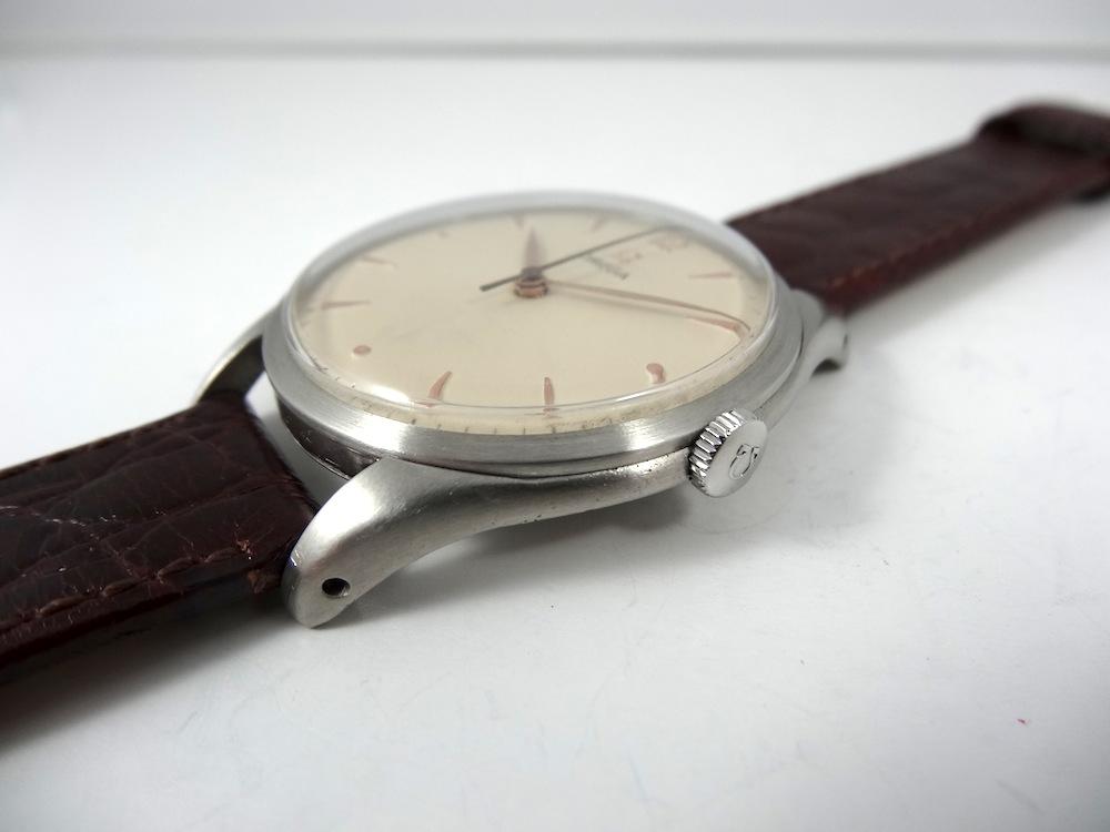 Omega Calatrava Jumbo acier 37mm cadran ivoire
