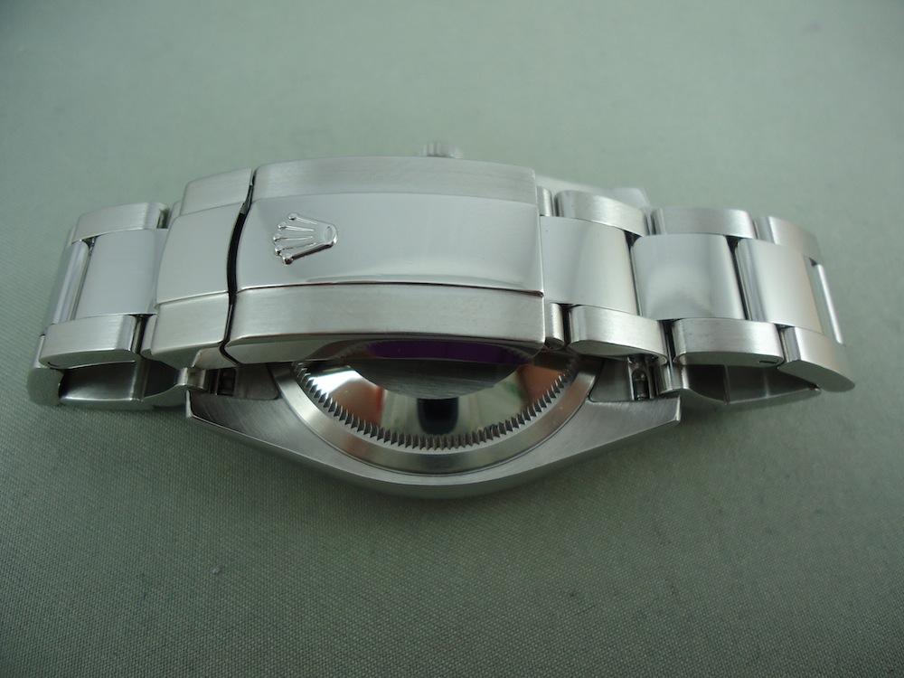 Rolex Datejust Réf 116234 lunette or blanc cadran nacre & diamants