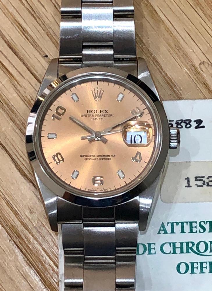 Rolex Date Réf 15200 Circa 1991 avec papiers