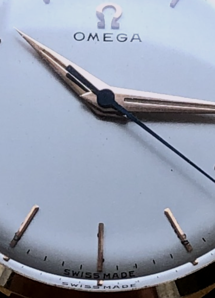 Omega calatrava Solo Tempo or 34mm jamais polie