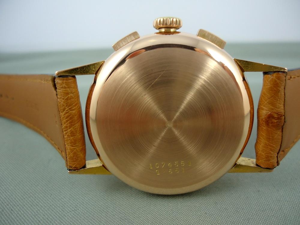 Universal Chrono Tri-Compax Grande Taille Or rose