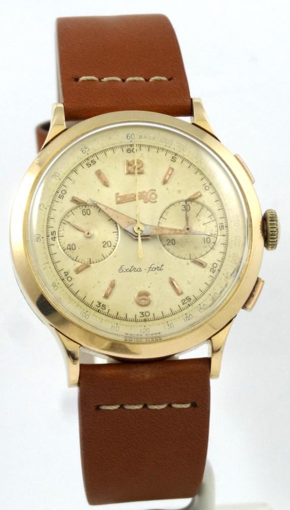 Eberhard & Co. Chronograph or rose