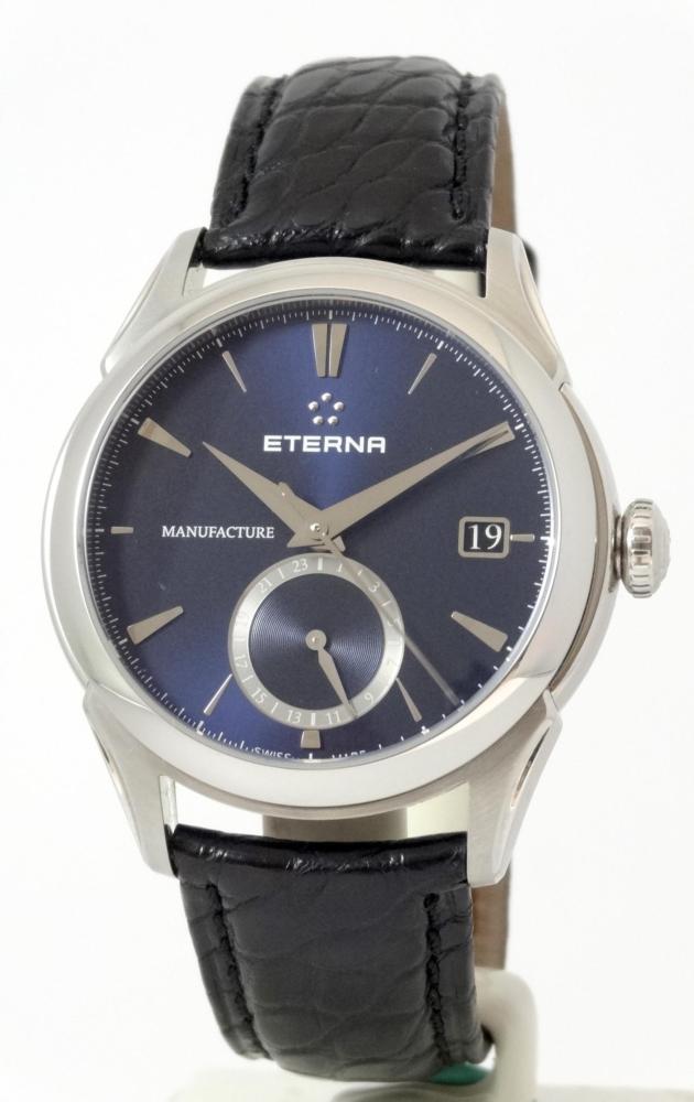 Eterna 1948 Legacy Gmt Comme neuve cadran bleu