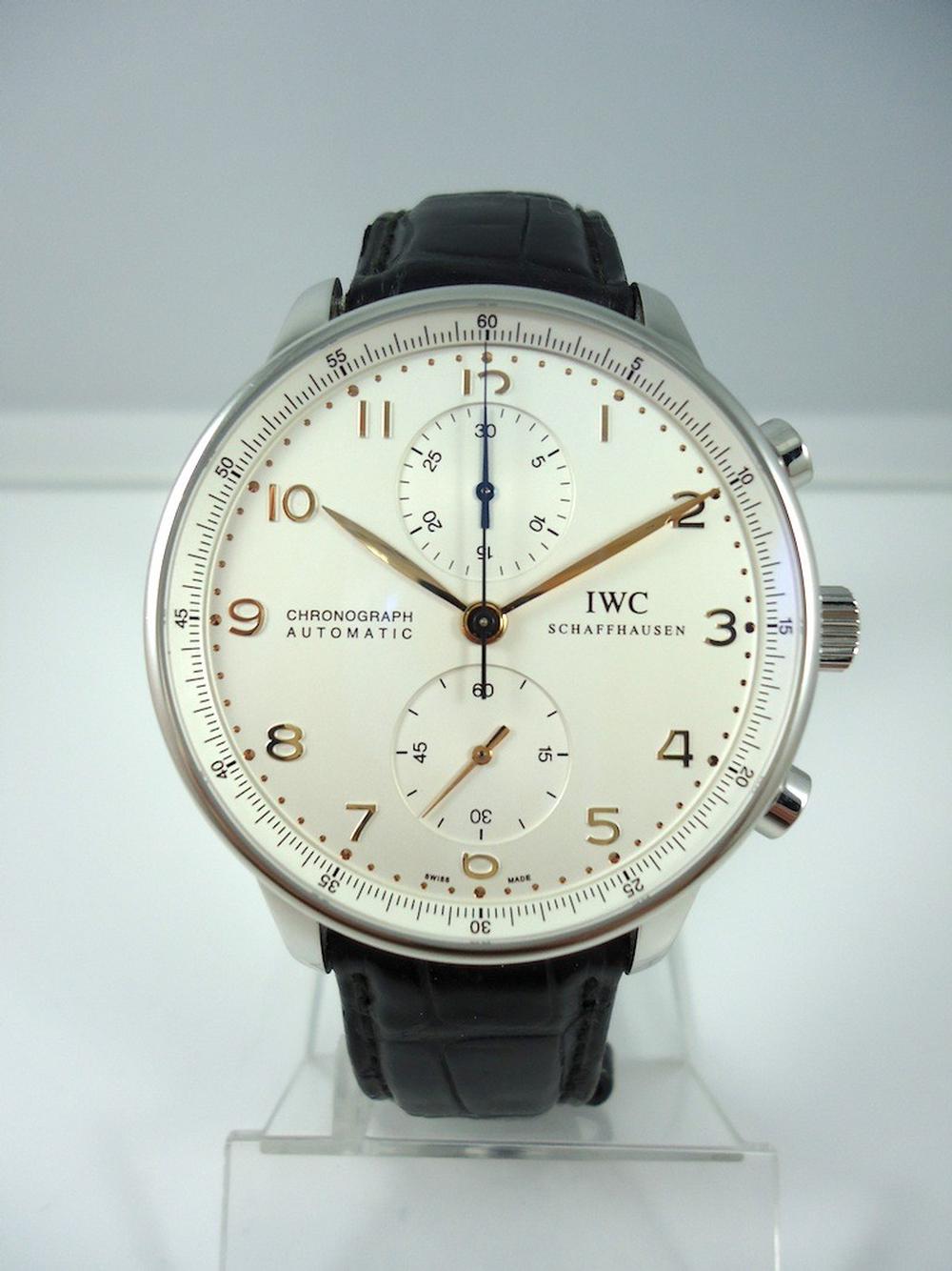 Portugaise Chronographe Acier/Cuir Réf.IW371401