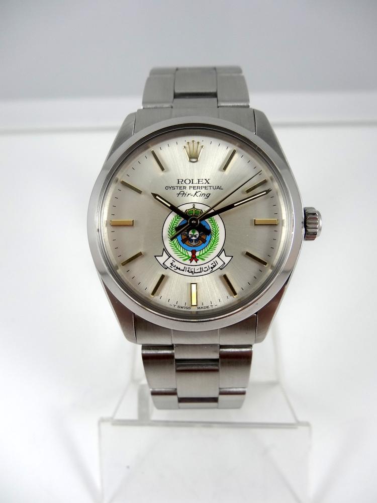 Rolex Airking Logo Armée Saoudienne jamais portée