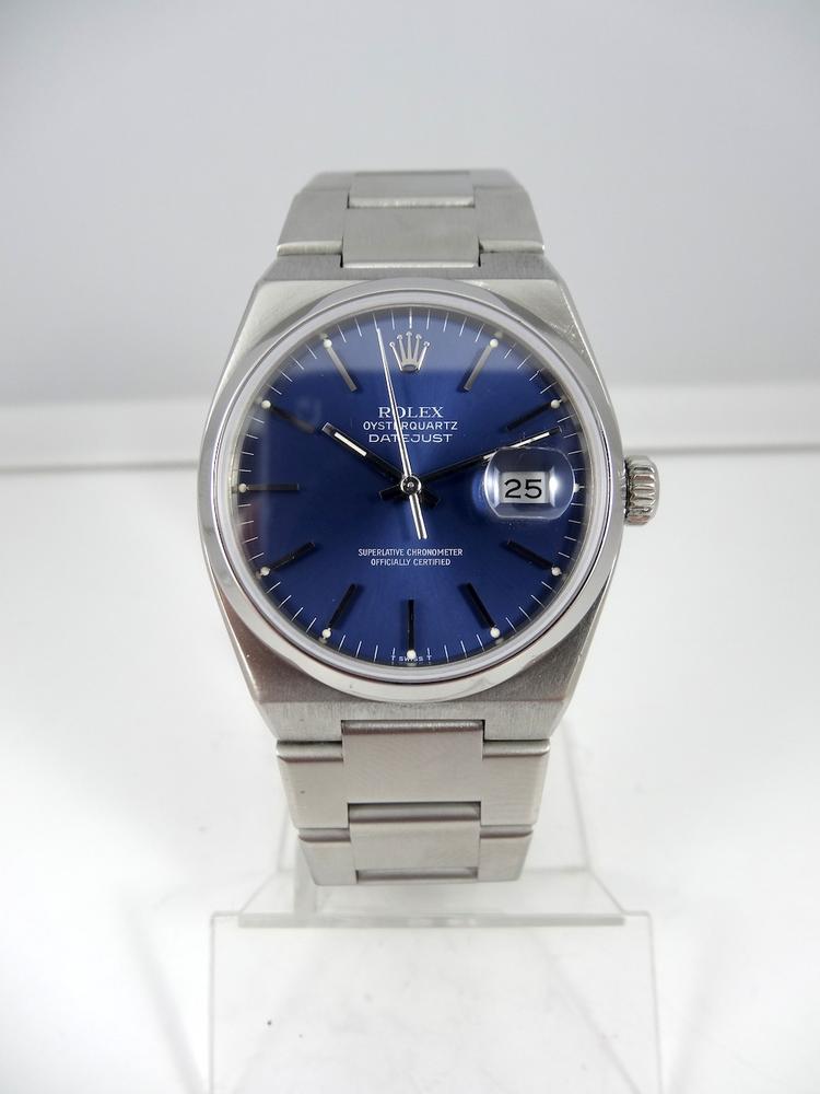 Rolex Oyster Quartz Cadran Bleu Jeans