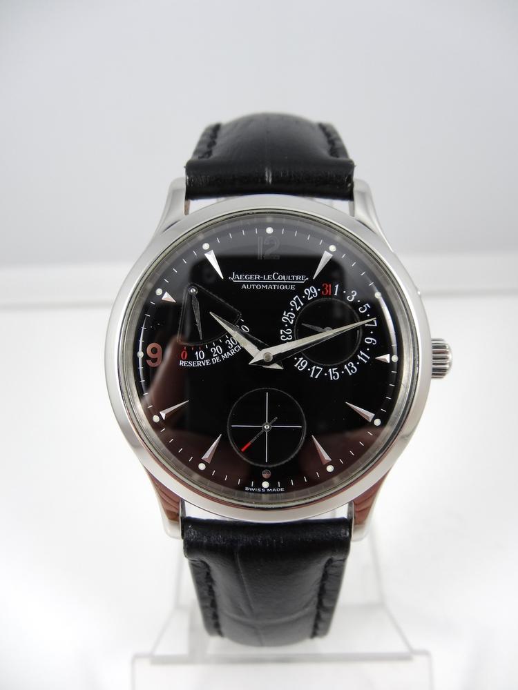 Jaeger Lecoultre réf 140.8.93 S Master Réserve de marche cadran noir